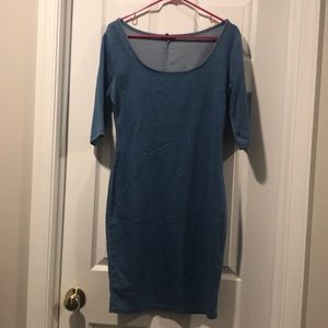 Mini medium size jean dress